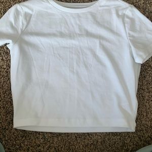 Wild fable white crop top. Size medium